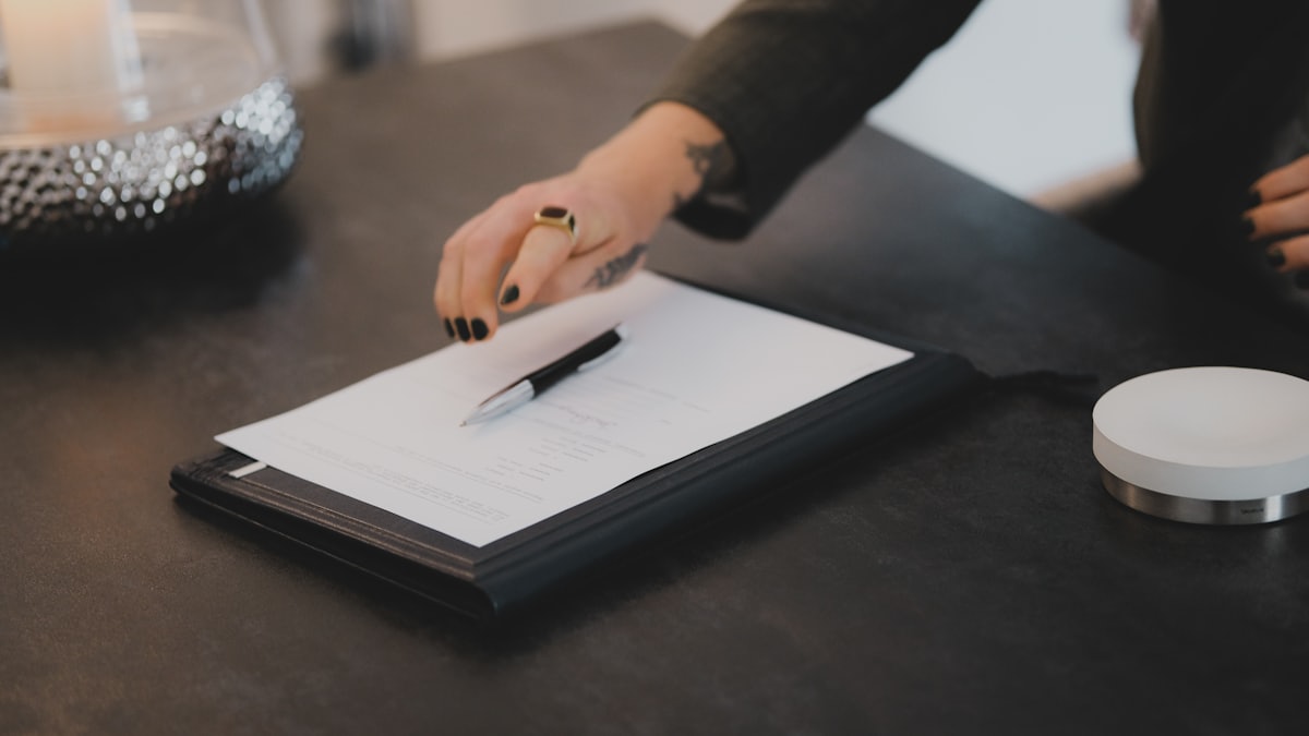 Signing Contract — Mintzer Accidents On Property Lawyer, Carson CA