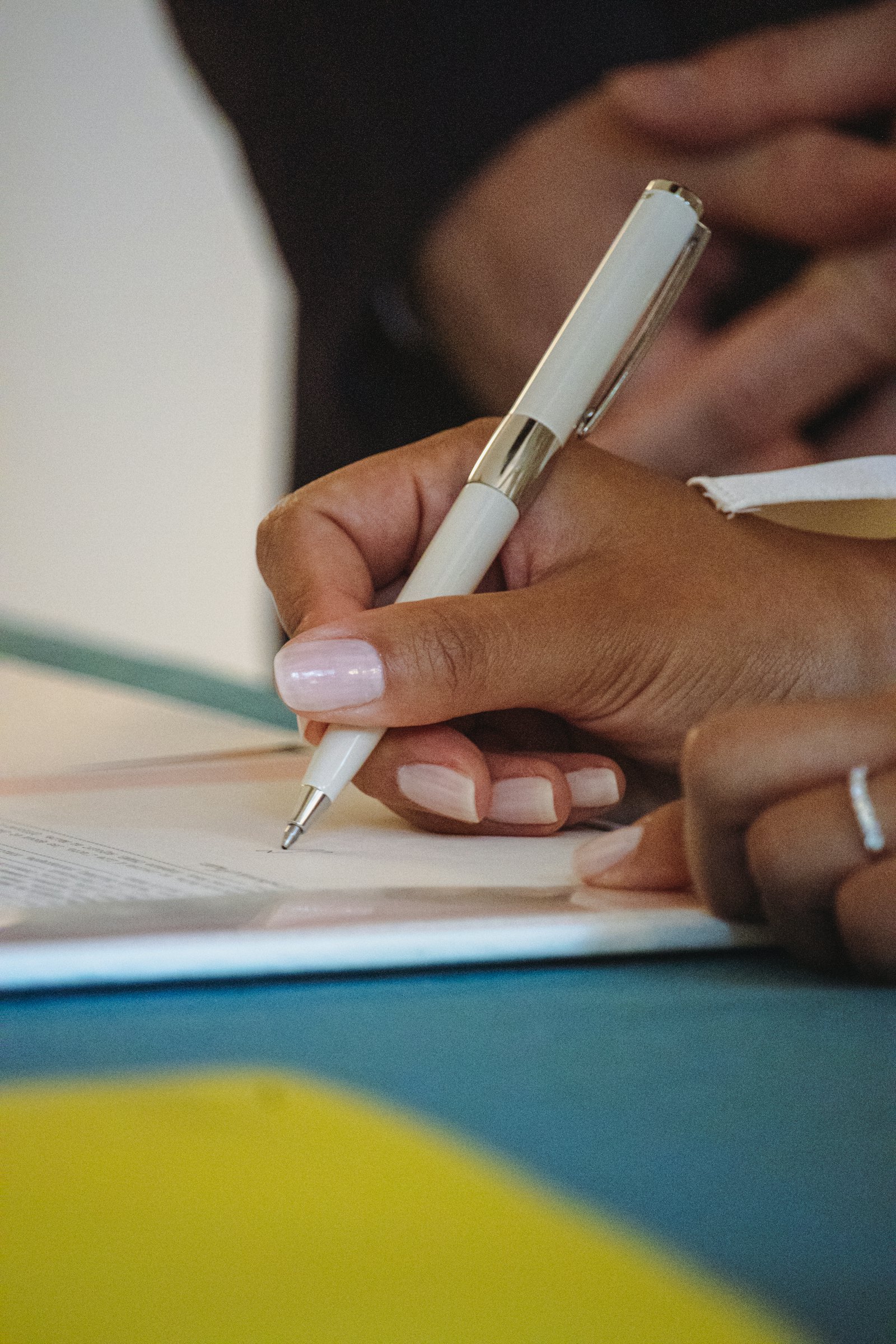 Legal Contract Signing Pen — Torrance Construction Accidents Lawyer, Torrance CA