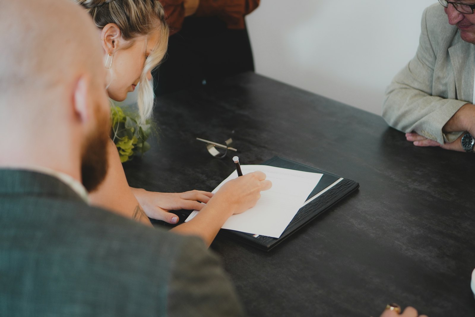 Signing Contract — Tauber Best Personal Injury Lawyers, Huntington Beach CA