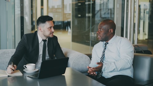 Lawyer Client Meeting — Spiegel Motorcycle Accidents Lawyer, Corona CA